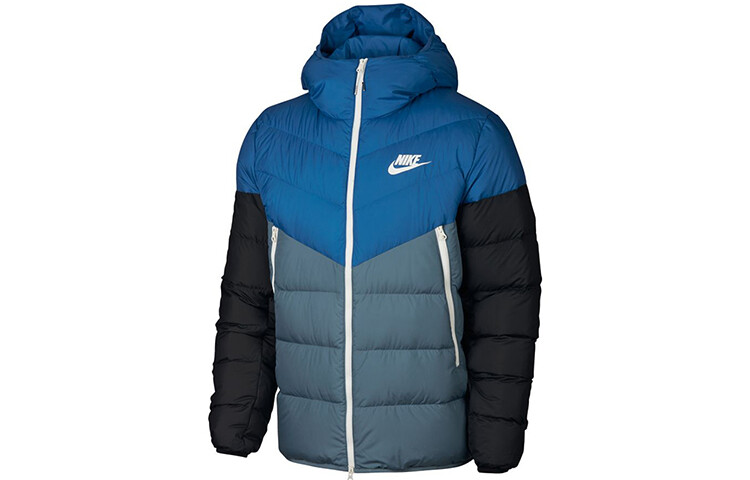 

Мужской пуховик Nike, цвет Blue And Black Color Matching