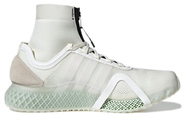 Кроссовки adidas Y-3 Runner 4D IOW Mid 'Core White', белый — фото 2