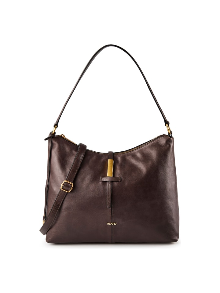 

PICARD Сумка через плечо Whisper, кожа, 34 см, цвет «кофе»