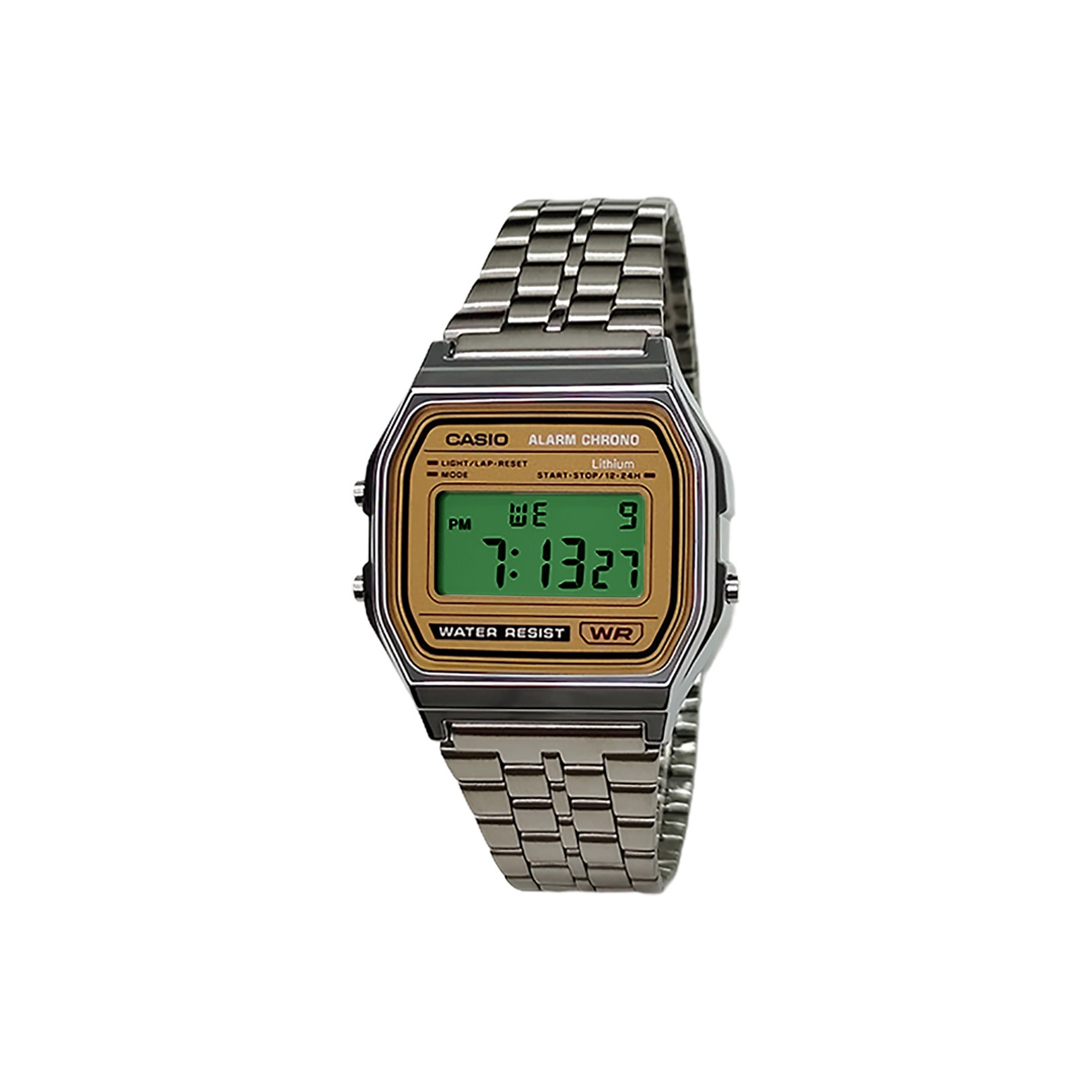 

CASIO Часы Retrofit Series Quartz Movement Stainless Steel Strap Watch Men's Watch Gold Dial