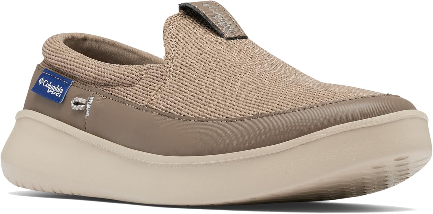 

Columbia Mens Boatside Breathe PFG, Wet Sand/Crushed Blue