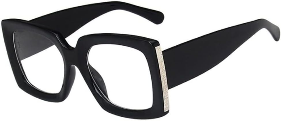 

Большие солнцезащитные очки для женщин и мужчин, винтажные, с широкими дужками, камуфляжные, с леопардовым принтом, черные, с защитой от УФ-излучения UV400 LANGSER, Black Clear