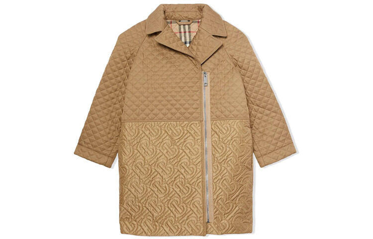 

Детское пальто Burberry, цвет Khaki