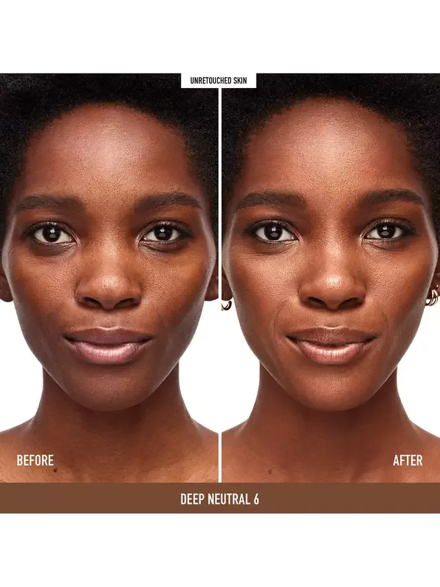 Оригинальная жидкая тональная основа Pure Serum Radiant Natural Liquid Foundation bareMinerals, Deep Neutral 6 — фото 3