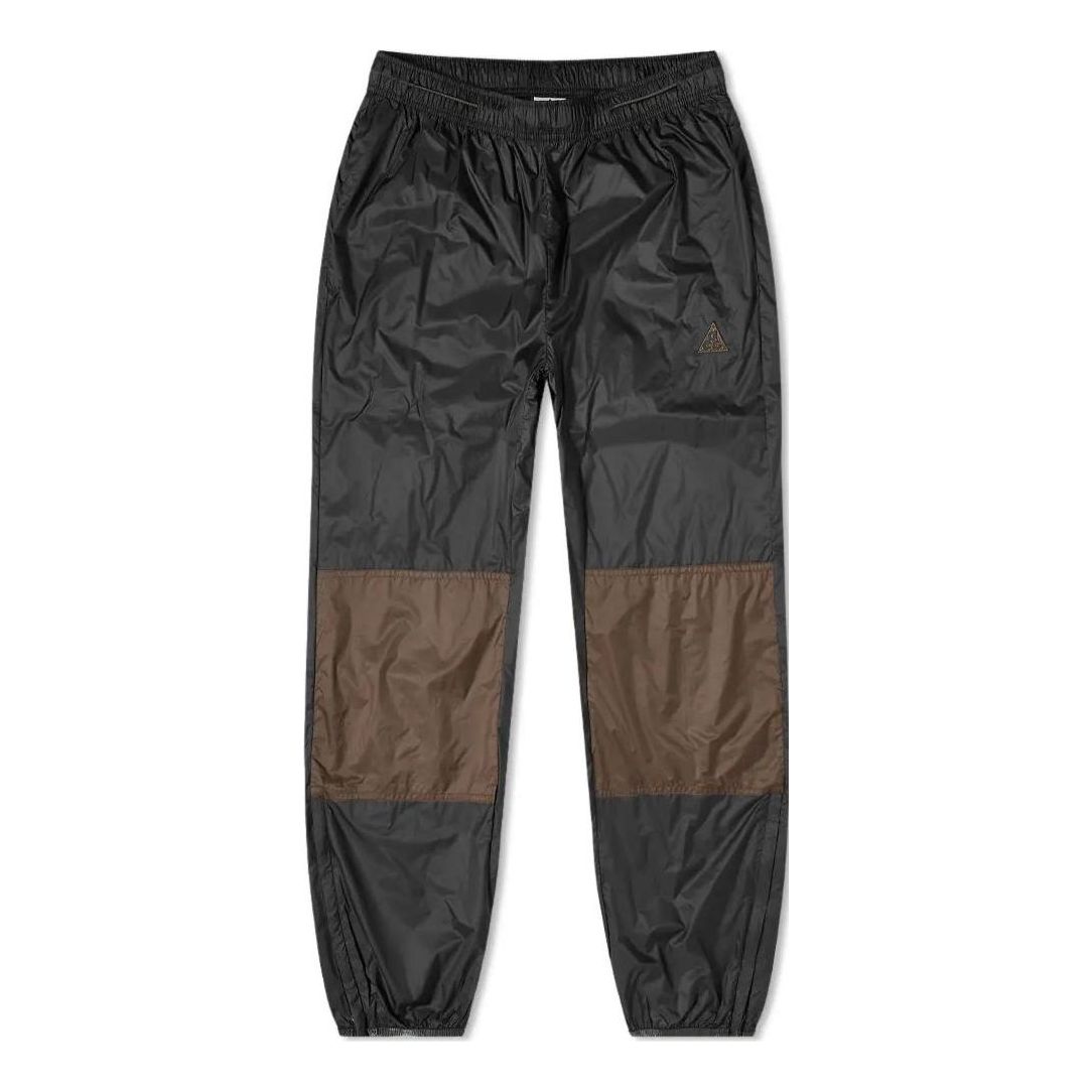 

Повседневные брюки Men's Nike SS22 Color Block Splicing Casual Joggers/Pants/Trousers Black DB1134-070, черный