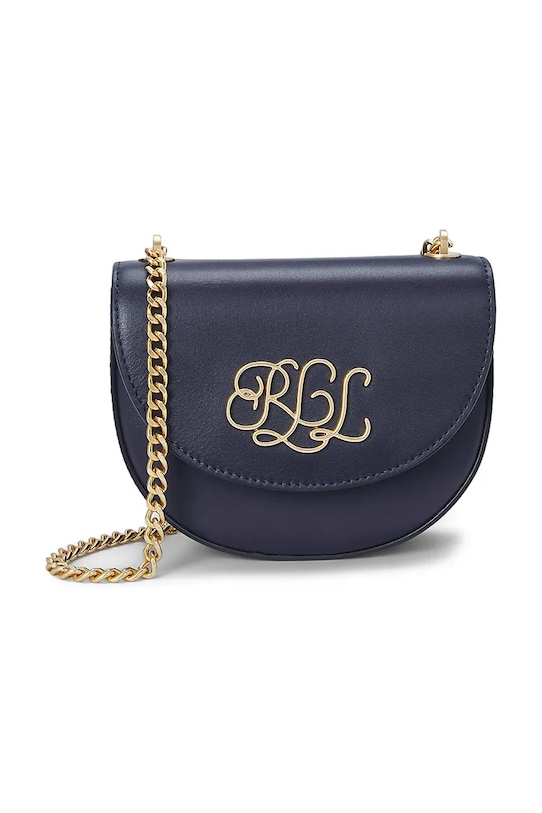 

Кожаная сумка Lauren Ralph Lauren, темно-синий