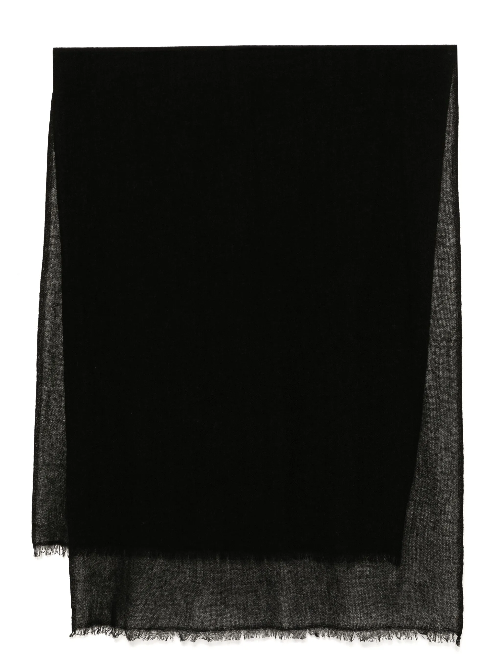 

Трикотажный шарф N.Peal, черный