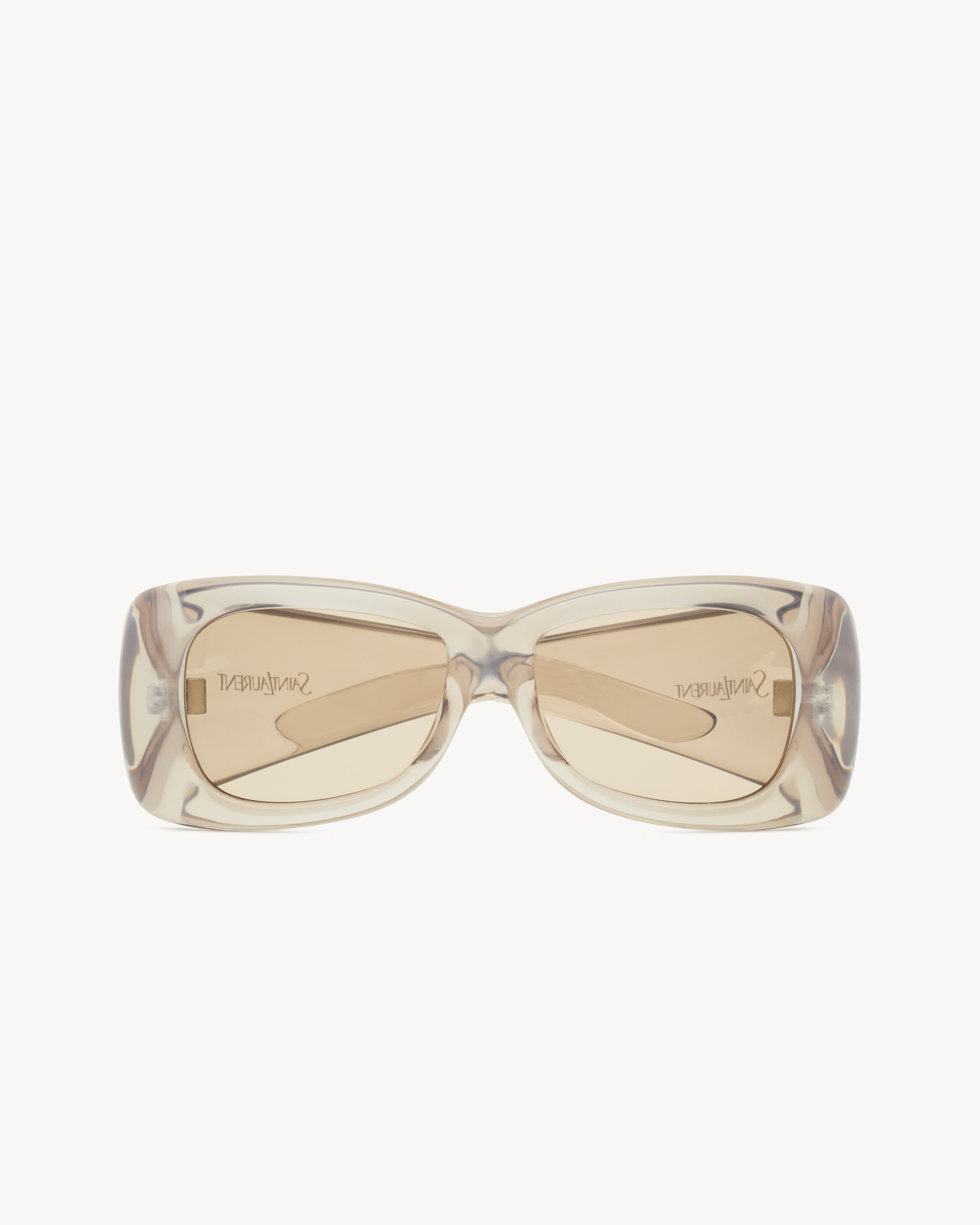 Солнцезащитные очки SL 901 HOWL SAINT LAURENT, бежевый — фото 2