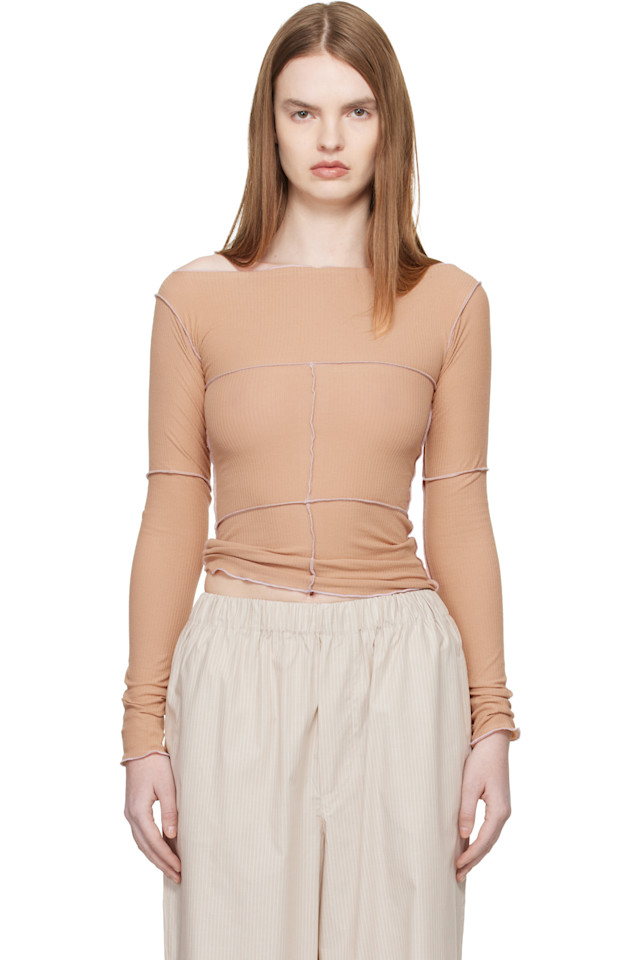 

Baserange Футболка с длинными рукавами цвета хаки