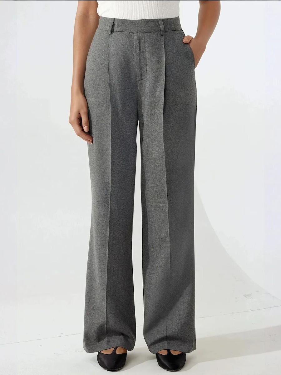 

Свободные плиссированные брюки Hiccup, Mottled Grey