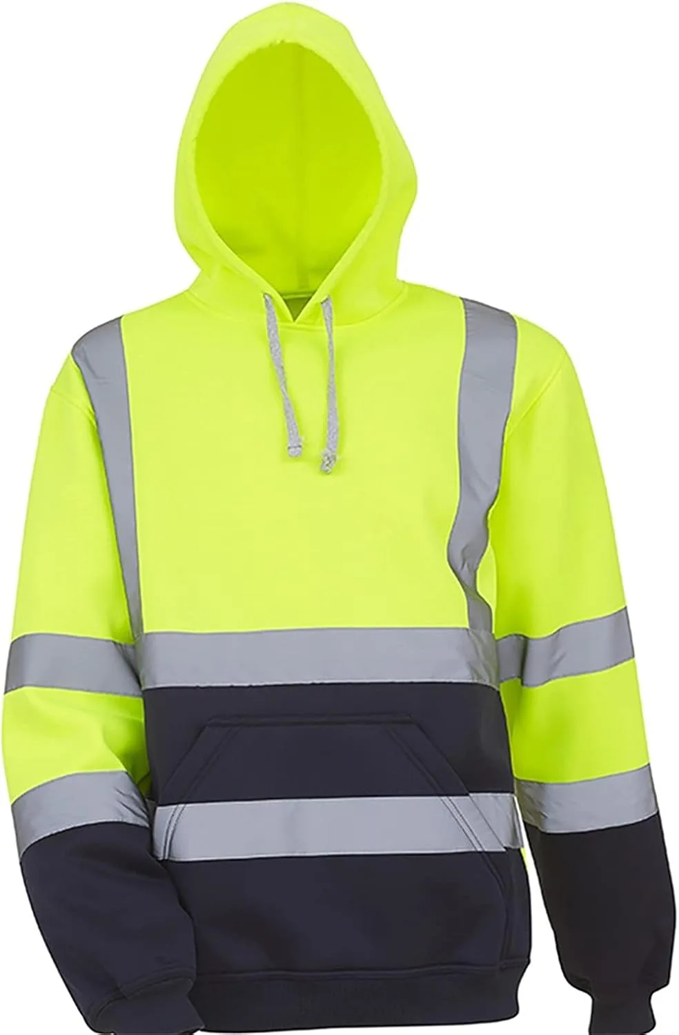 

Рабочий худи Hi Vis для мужчин, класс видимости 3, с капюшоном