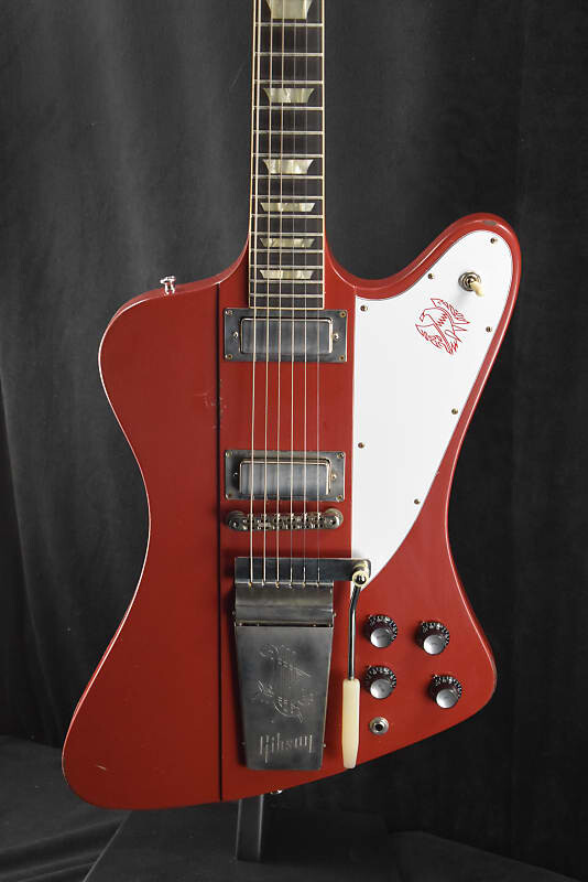 

Электрогитара Gibson Murphy Lab 1963 Firebird V With Maestro Vibrola Cardinal Red Light Aged