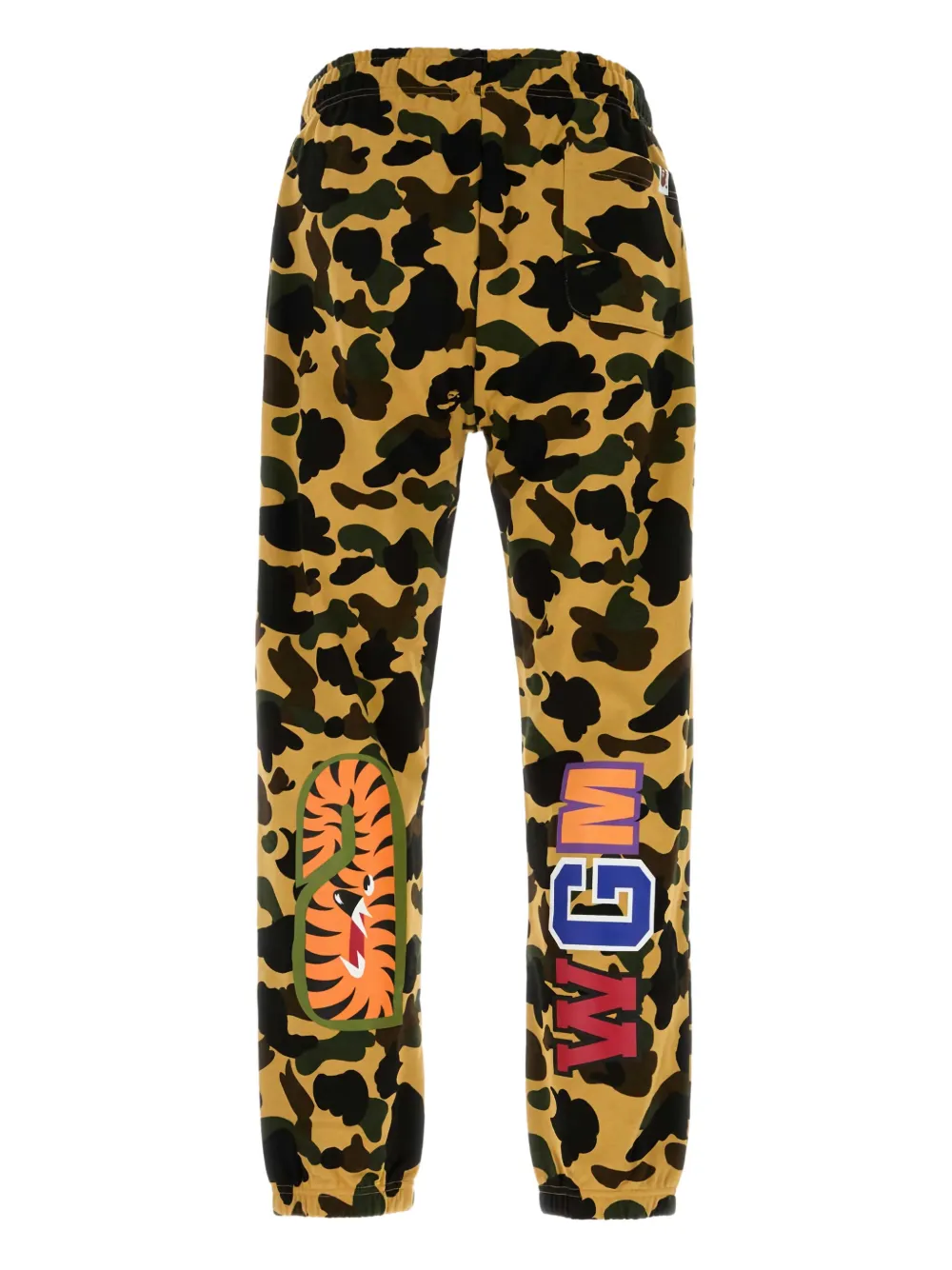 Тренировочные штаны с камуфляжным принтом A Bathing Ape, желтый — фото 2