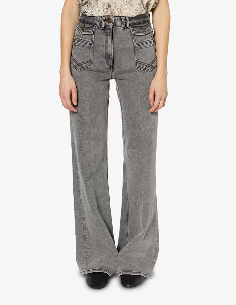 

Расклешенные джинсы Anna Gerard Darel, цвет Grigio