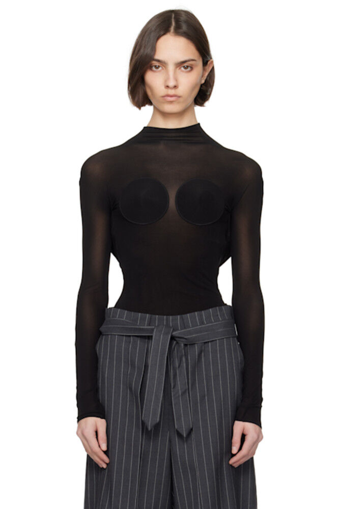 

Черный топ «The Backless Conical» Jean Paul Gaultier
