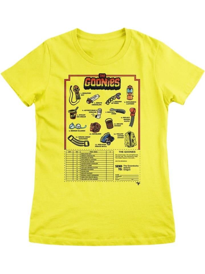 

Футболка "The Goonies Accessories Mail Order Girly Tee" желтого цвета, Желтый, Футболка "The Goonies Accessories Mail Order Girly Tee" желтого цвета