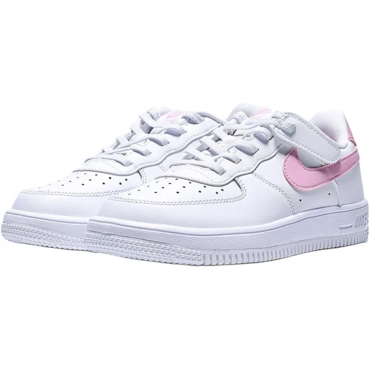 Кроссовки Air Force 1 Low top Skateboard Shoes Pink White Kids' Nike — фото 4