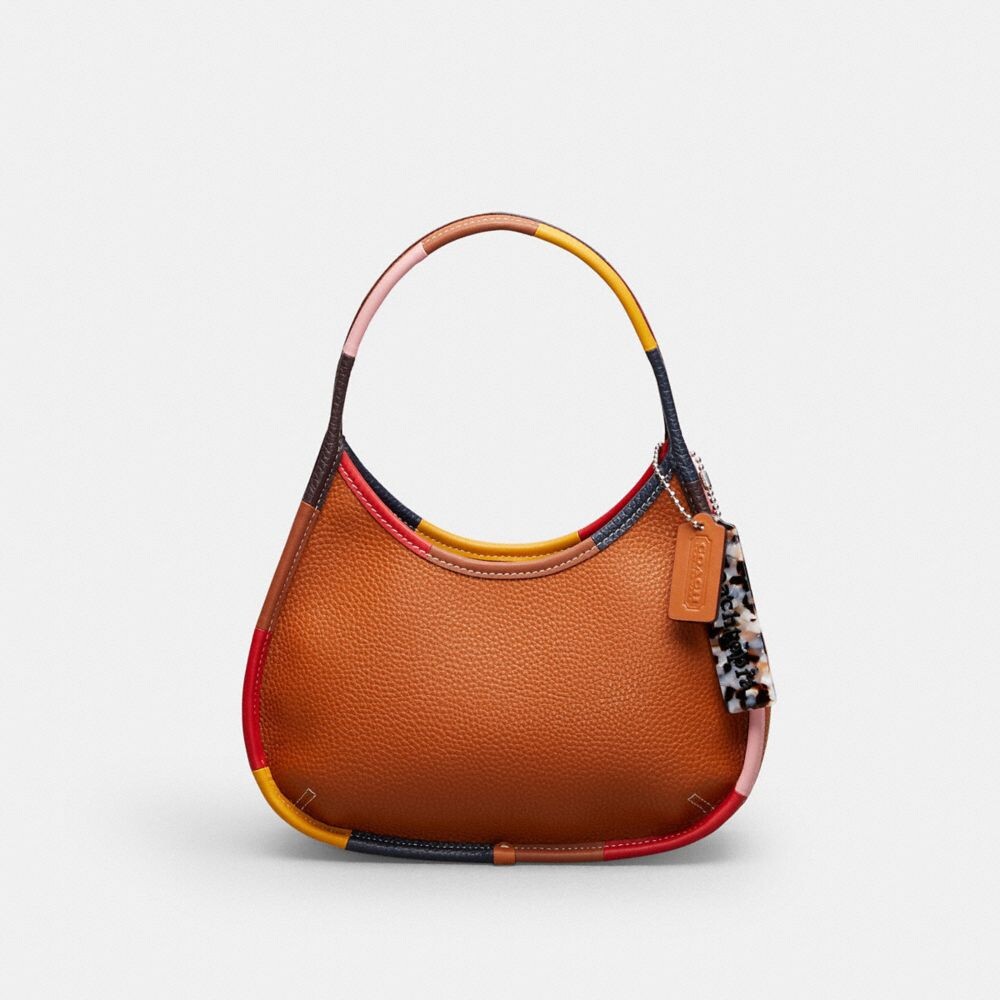 

Сумка Coach Ergo Bag In Coachtopia Leather With Colorful Binding, цвет Burnished Amber Multicolor