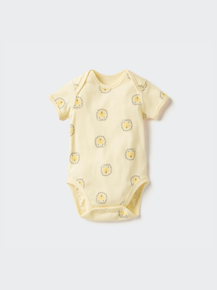 

Боди joy of print с коротким рукавом Uniqlo, цвет 41 желтый