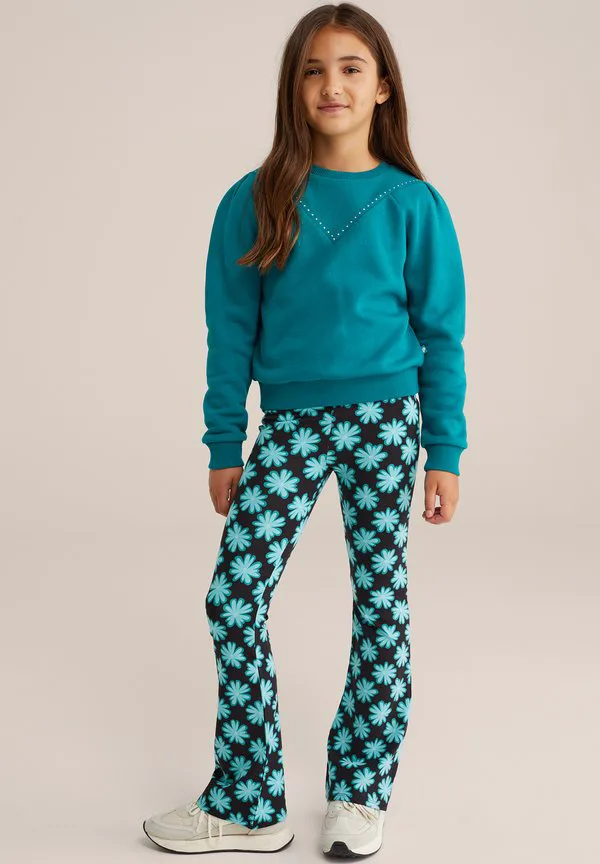 Расклешенные брюки We Fashion, Turquoise