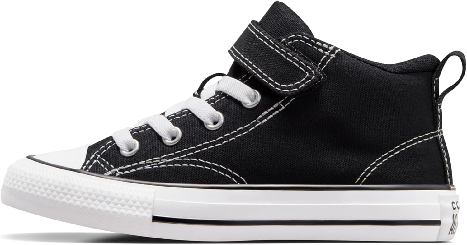 Детские кеды Converse Chuck Taylor All Star Malden Street Easy On средней посадки, белый/черный — фото 2