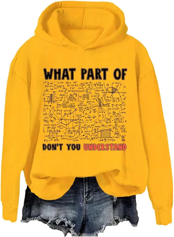 

Толстовка Math Teacher с надписью What Part Of Math Do You Not Understand Cynvor