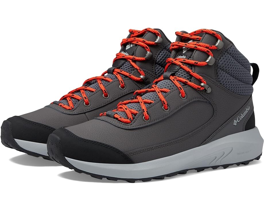 

Походные ботинки Columbia Trailstorm Peak Mid, цвет Dark Grey/Spicy