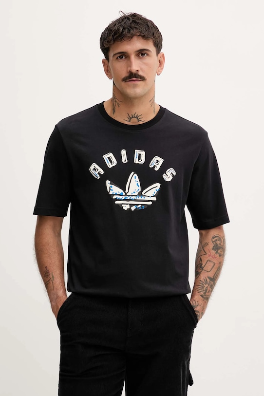 

Футболка GRFX из хлопка Adidas Originals, черный