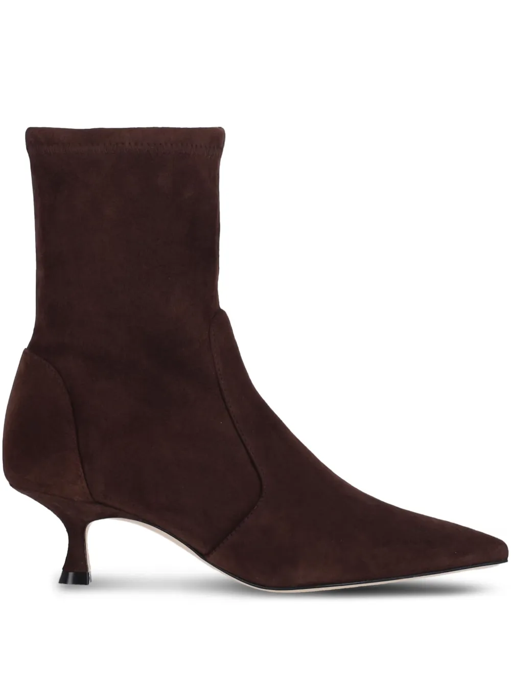 Ботильоны с заостренным носком Stuart Weitzman, коричневый