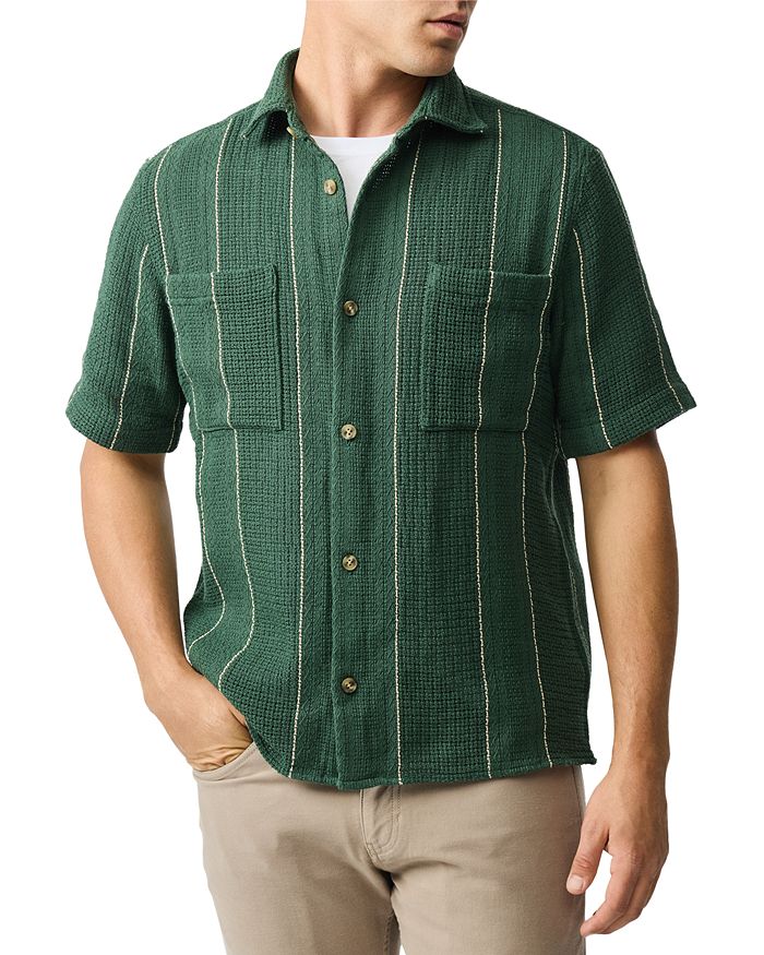 

Рубашка Point Break Regular Fit с коротким рукавом Rodd & Gunn, зеленый
