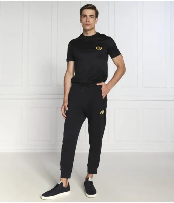 Спортивные штаны regular fit Emporio Armani, темно-синий — фото 2