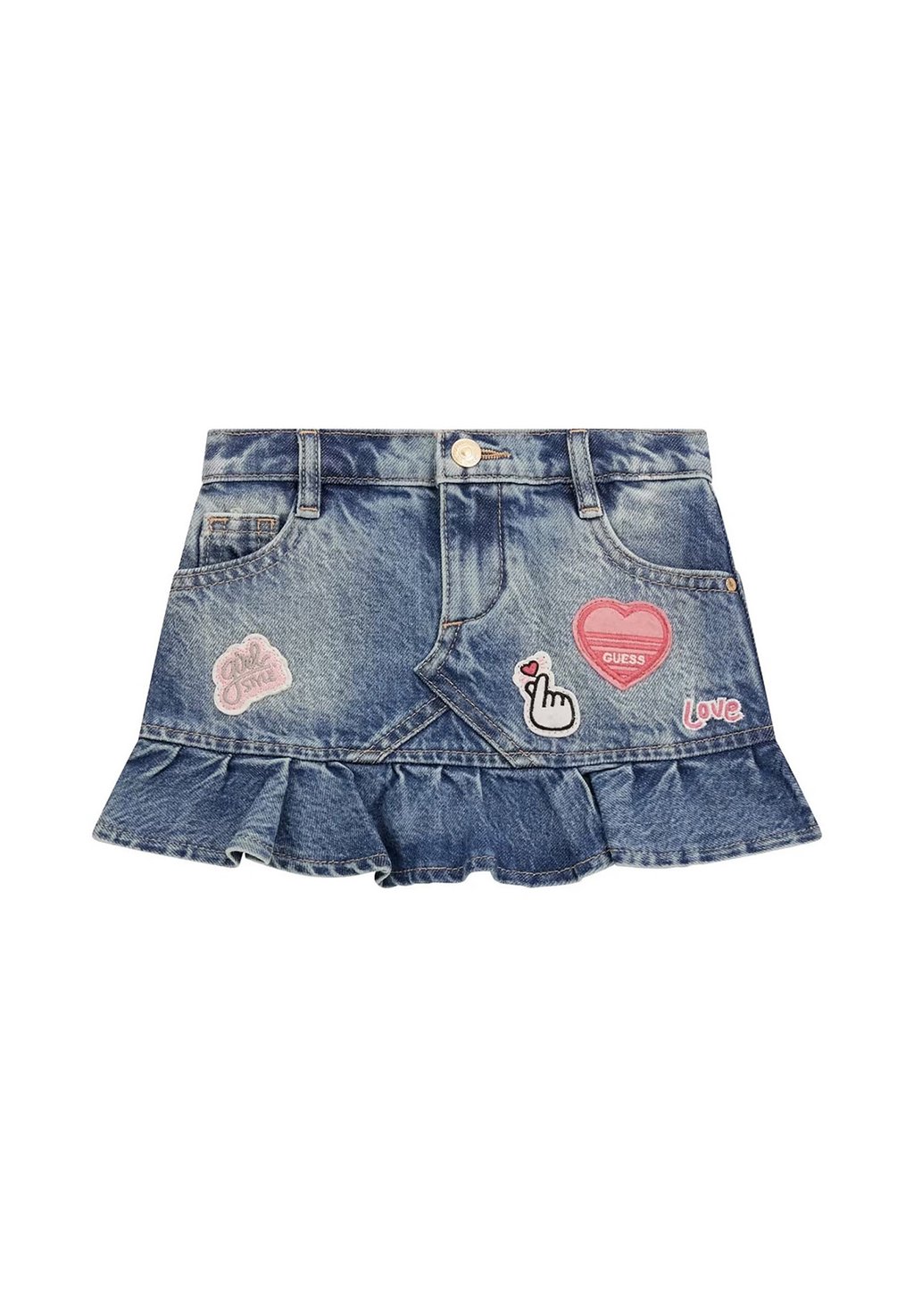 

Юбка из денима Guess, синий деним