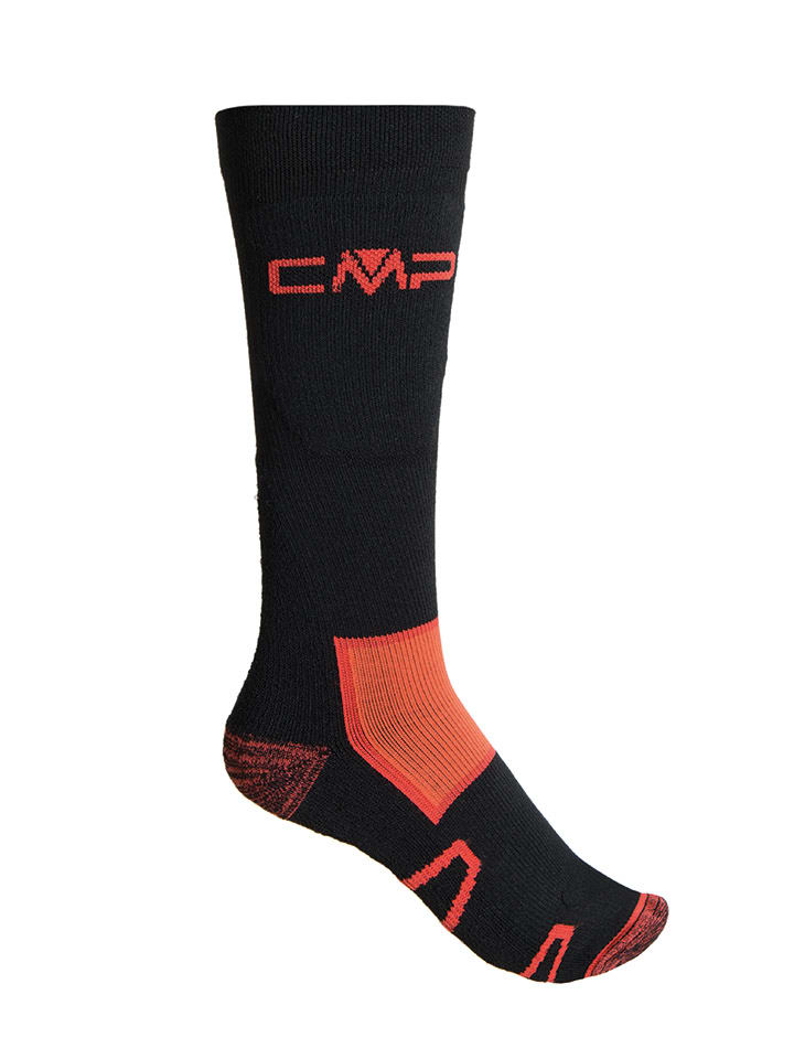 

Cmp Трекинговые носки "Thermolite Medium" черно-оранжевого цвета