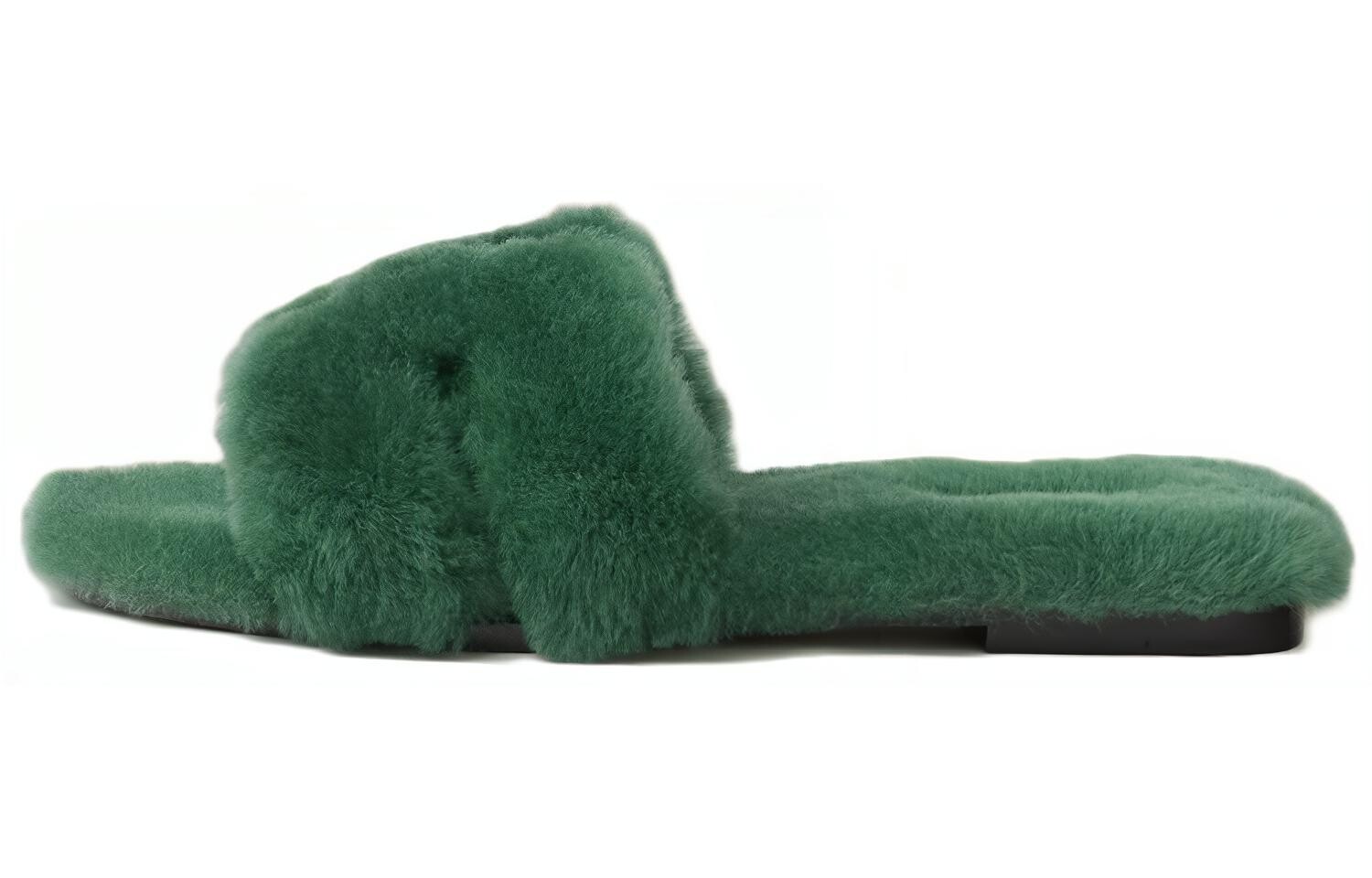 Сандалии Hermès Oran Vert Anglais, зеленый