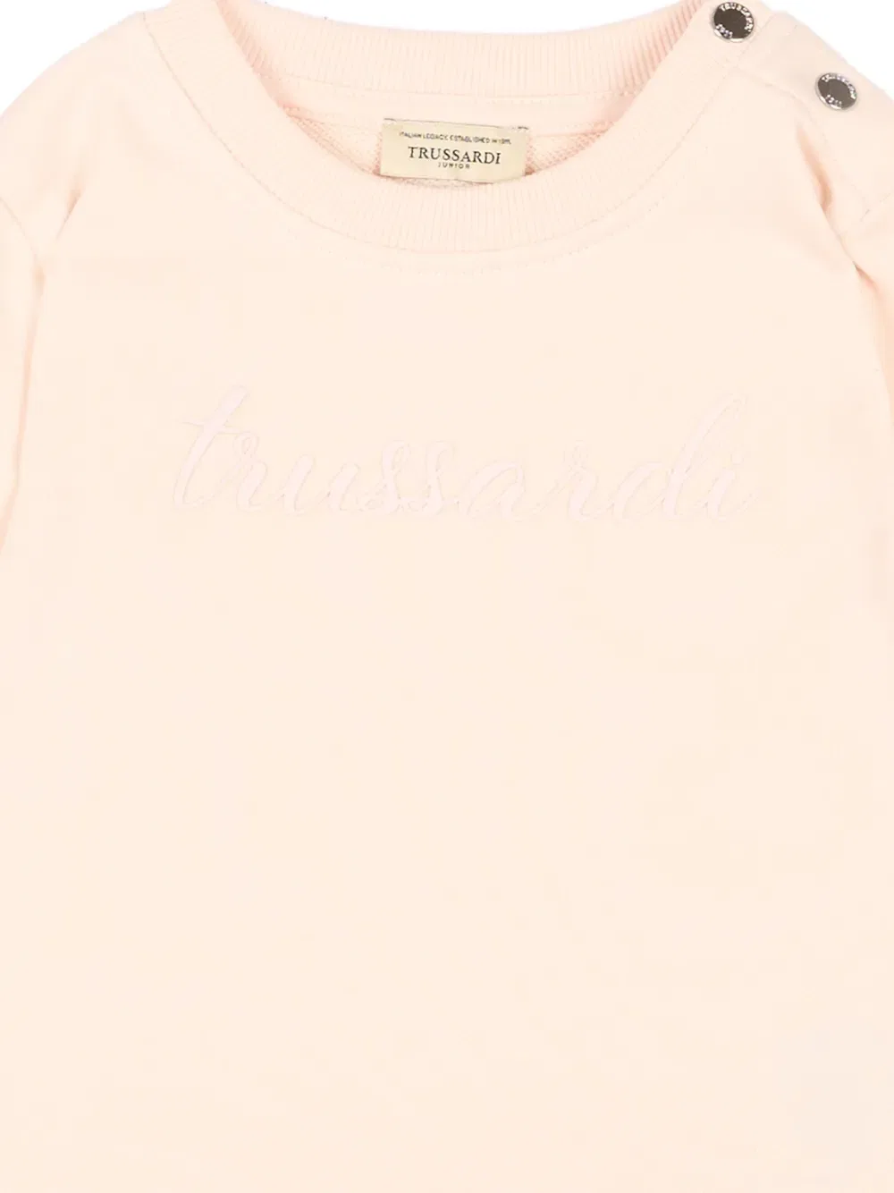 Толстовка с длинными рукавами и круглым вырезом Trussardi Junior, розовый — фото 3