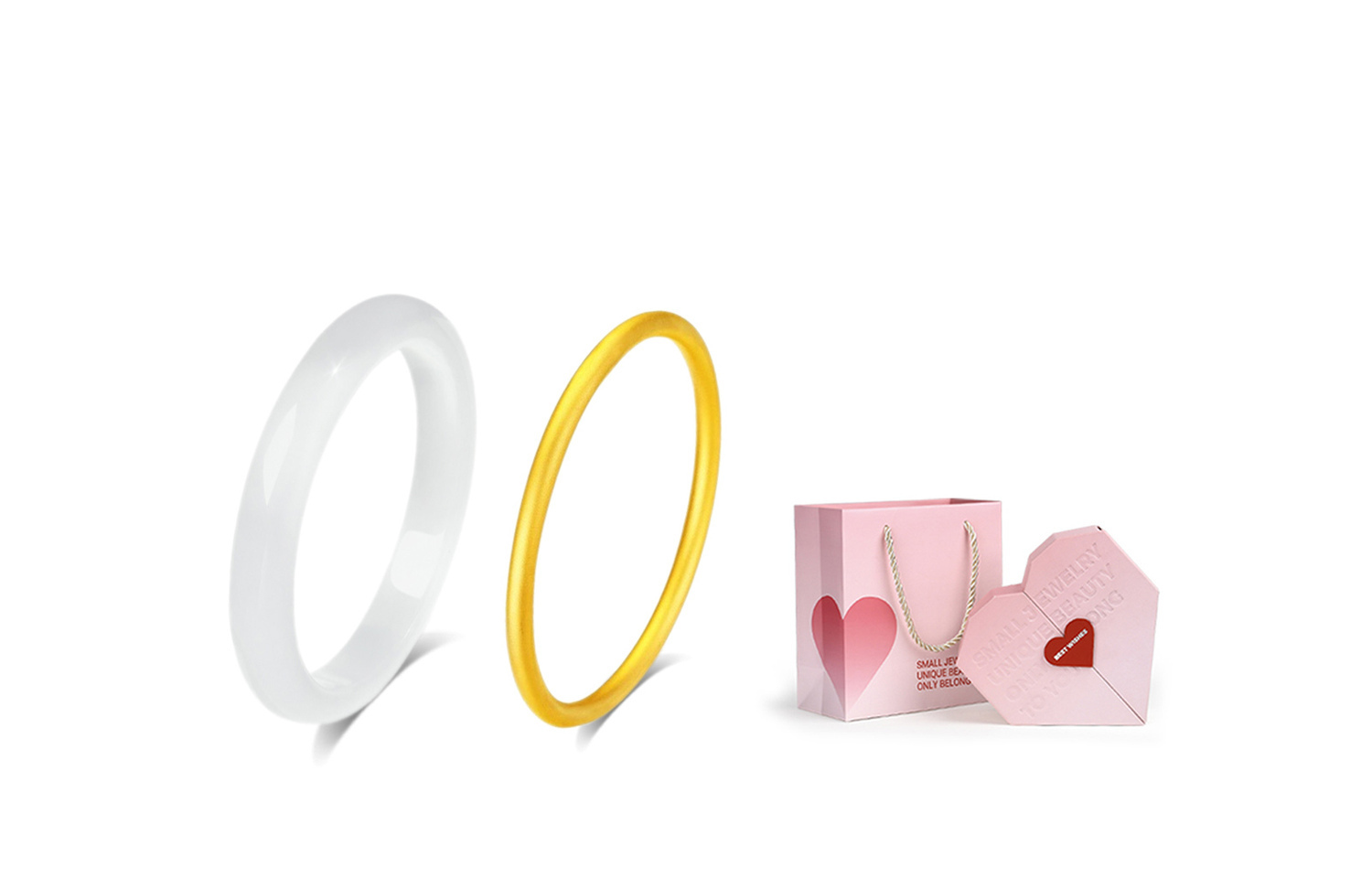 

Стеклянный браслет с кошачьим глазом для женщин MISS TOOYA, светло-белый