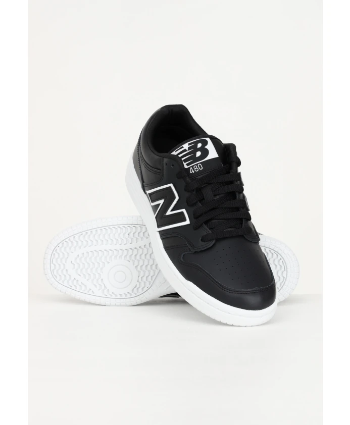 И кожаные кроссовки New Balance, черный — фото 4
