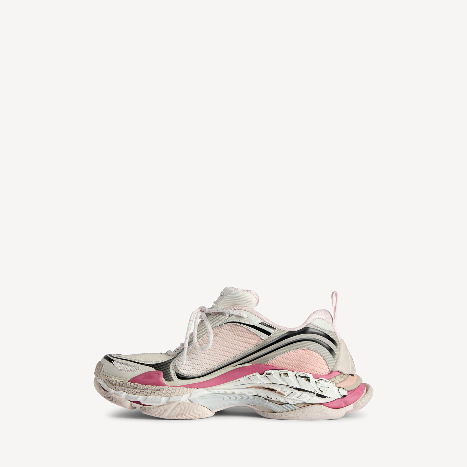 BALENCIAGA Женские кроссовки Triple S.2 с градиентом, фиолетовые — фото 2