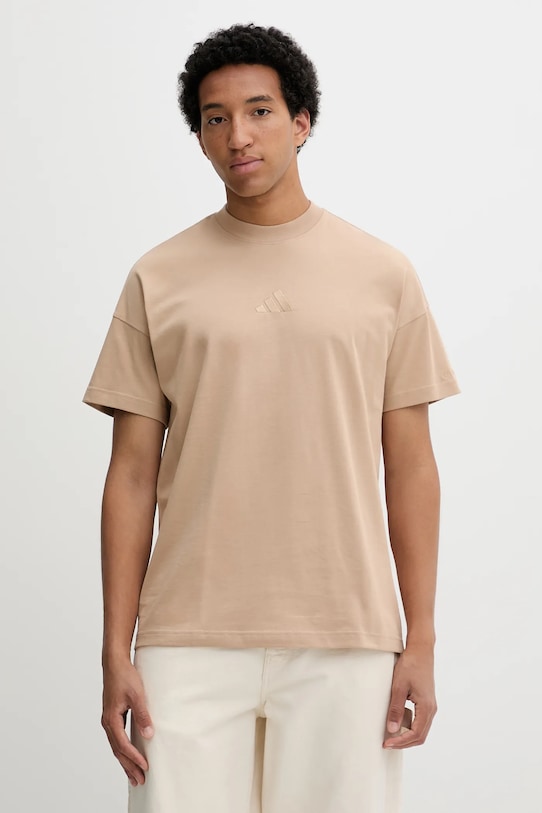 

Футболка хлопковая ALL SZN Adidas, бежевый