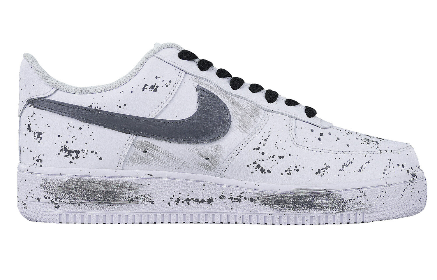 

Кроссовки Nike Air Force 1 Skateboarding Shoes Unisex Low-top Gray, белый/серый