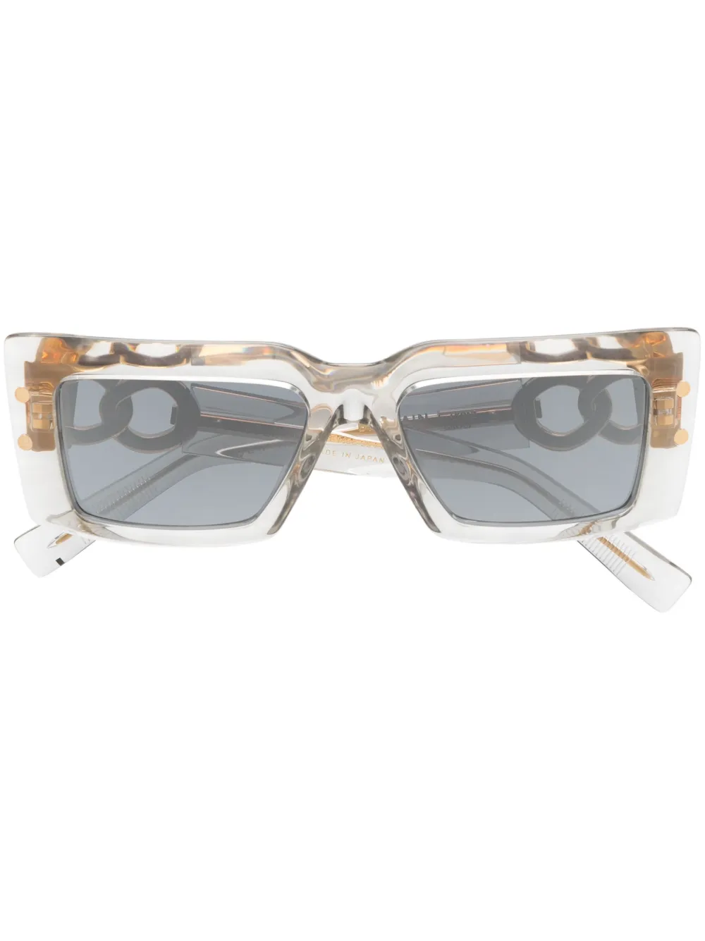 

Солнцезащитные очки в квадратной оправе Balmain Eyewear, серый