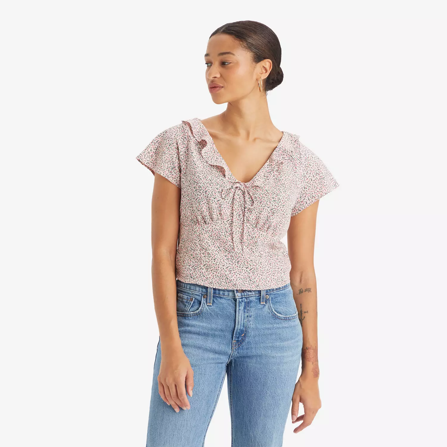 

Блузка Милен Levi's, цвет Beulah Floral Mauve - Pink