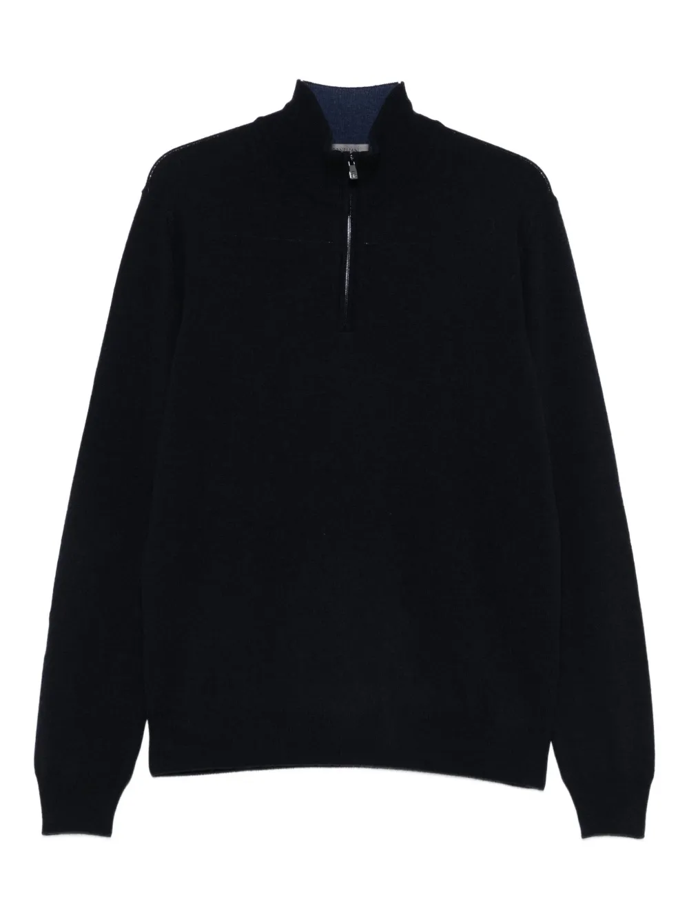 

Джемпер с высоким воротником на молнии Corneliani, синий