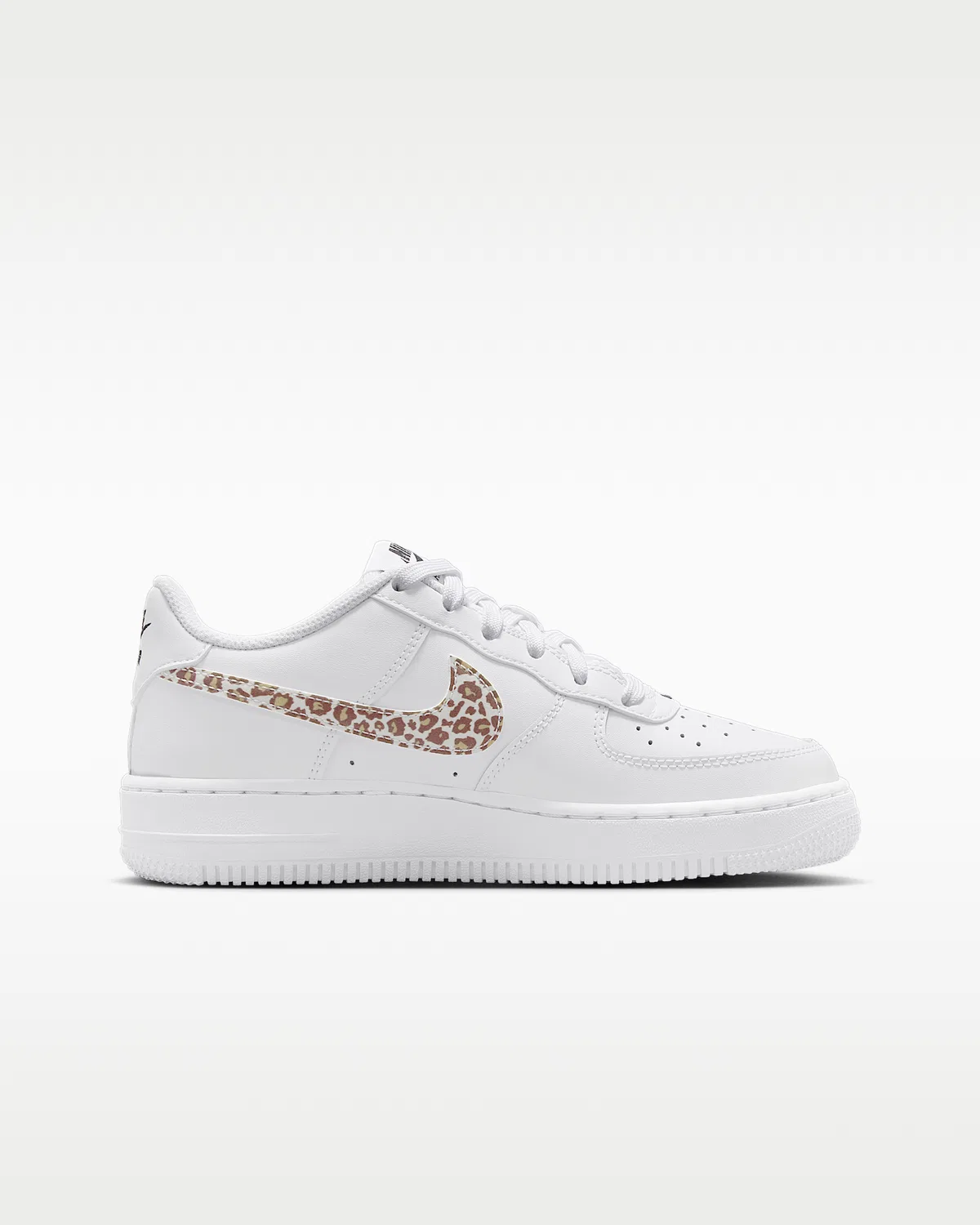 Кроссовки Big Kids' Shoes Air Force 1 Low, White/Black — фото 3