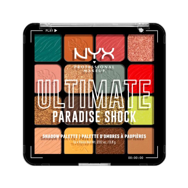 

Палитра теней для век Ultimate NYX Professional Makeup, цвет tropic shock