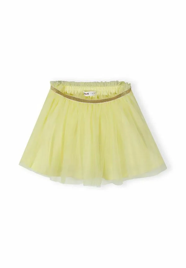 Пачка с эластичным поясом, мини-юбка Minoti, Light Yellow — фото 3