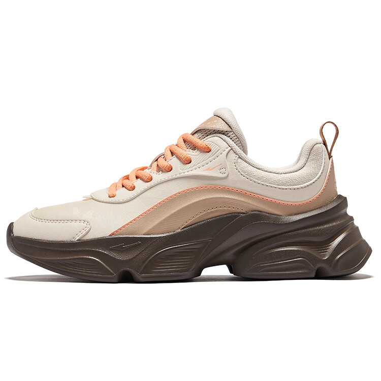 

Женские кроссовки Lifestyle Low-Toop Eggshell Gray / Milk Tea Brown Erke