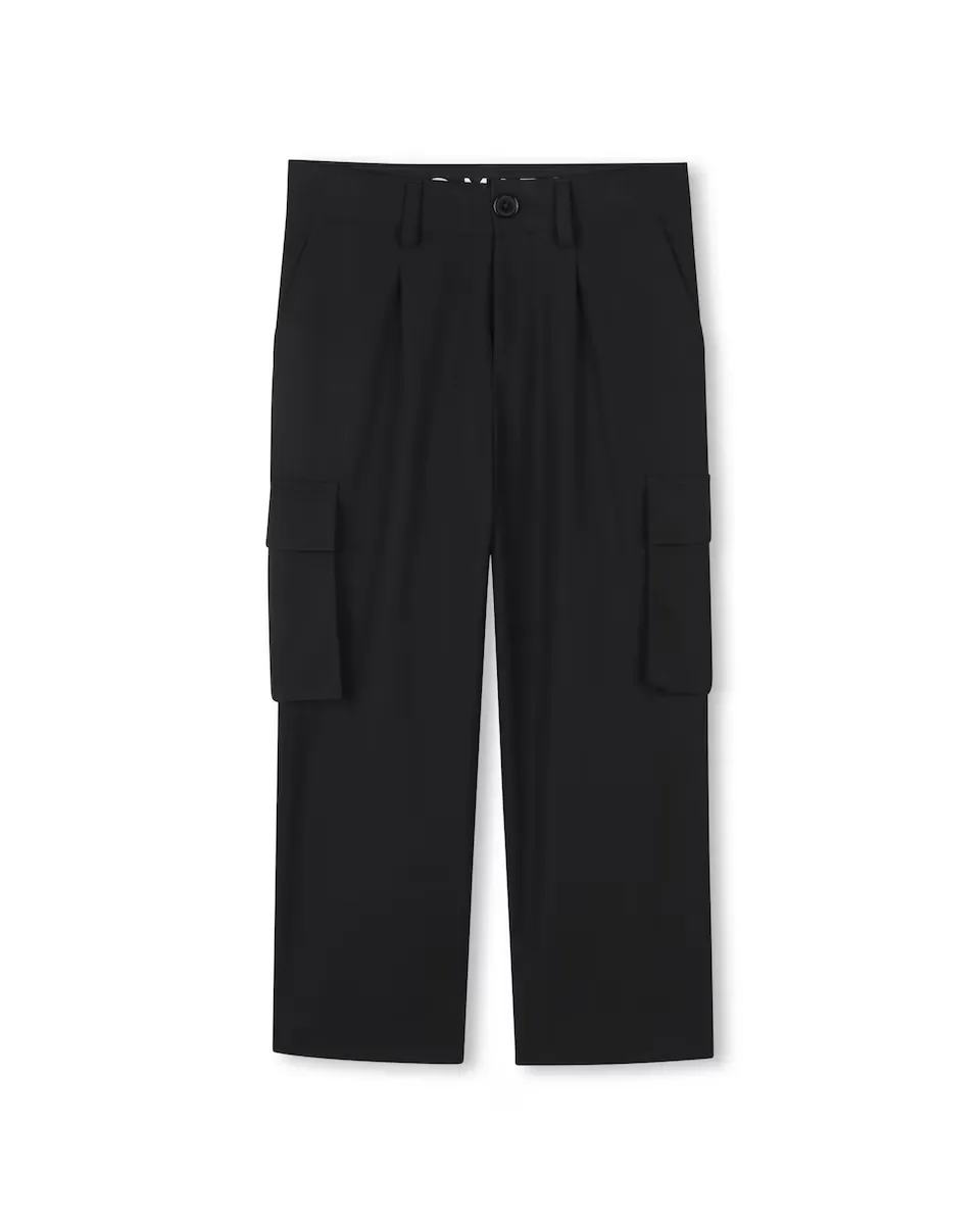 

Однотонные черные брюки для мальчика Marc Jacobs, чёрный
