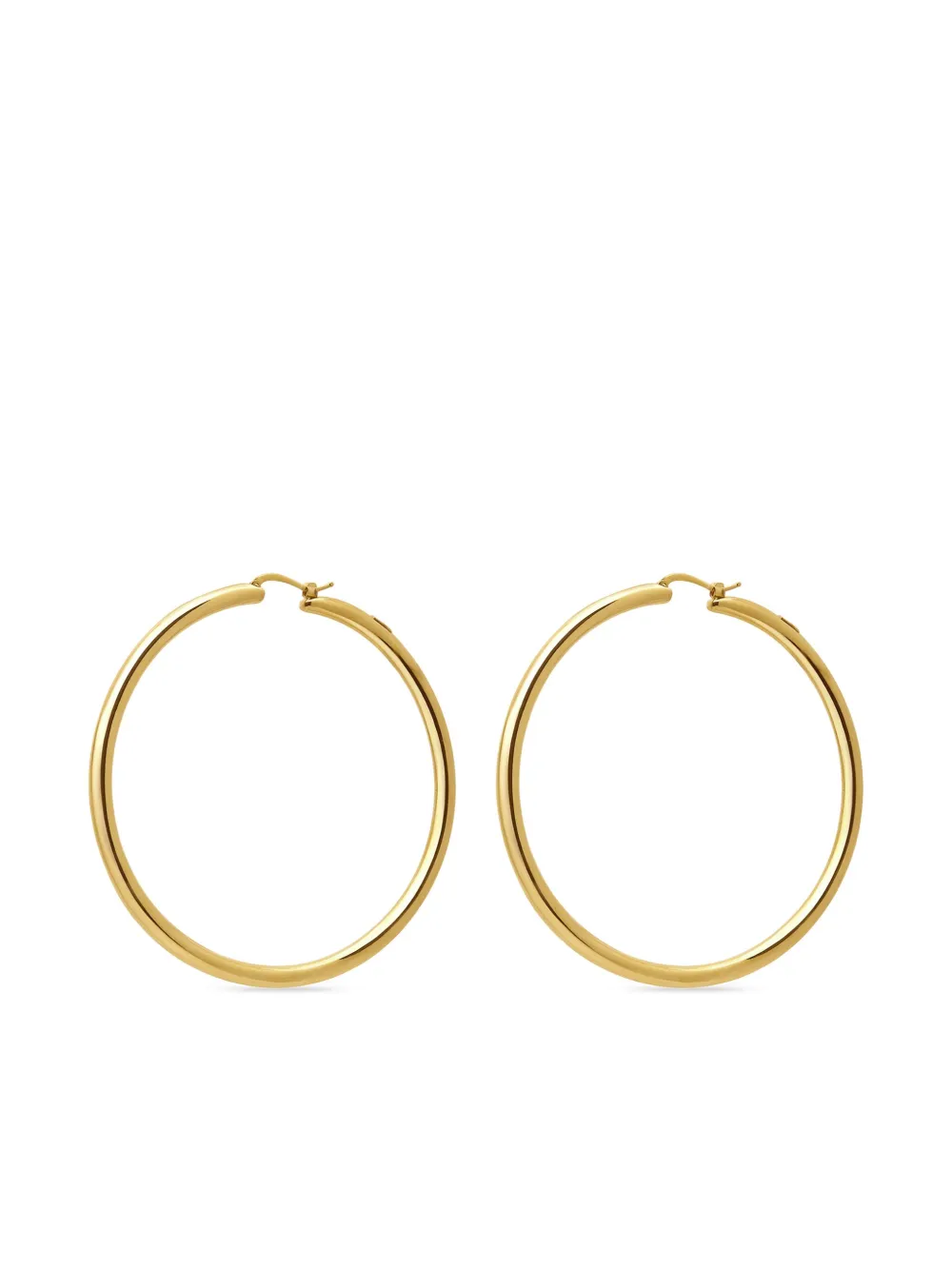 

Серьги-кольца из желтого золота Jewels Aficionado, золотой