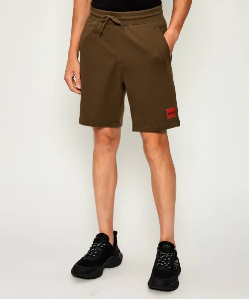 

Шорты diz222 Regular fit Hugo, коричневый